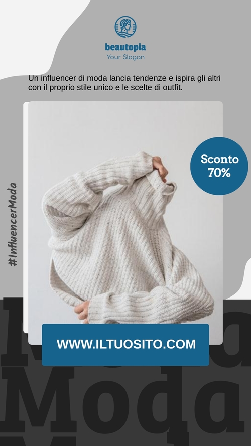 Modello storia Instagram Influencer