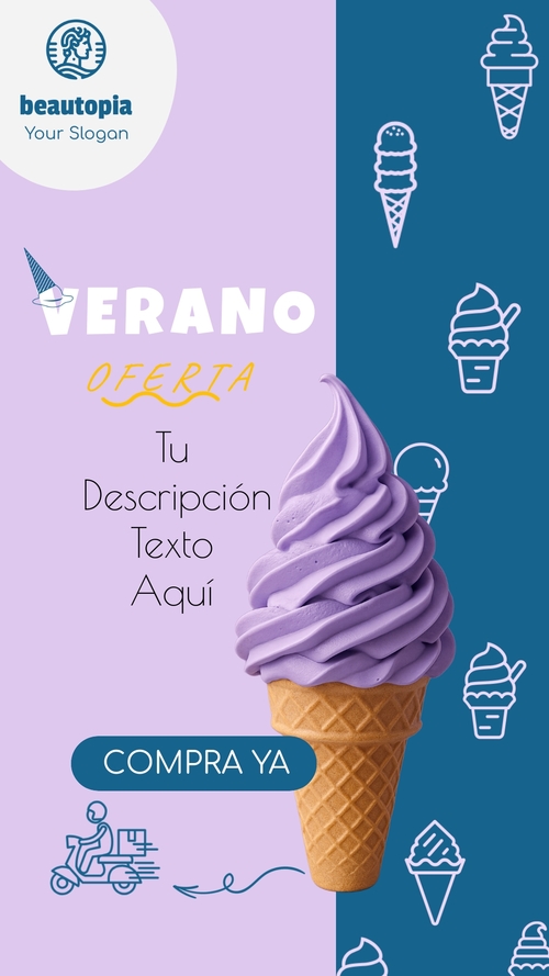 Plantilla de historia de Instagram Pizzería