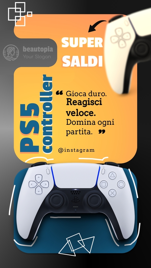 Modello storia Instagram Nuoto