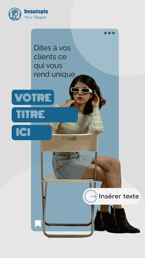 Modèle de story Instagram Influenceur