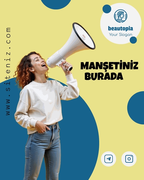 Reklam Instagram gönderi şablonu