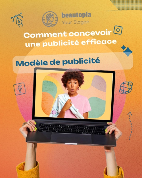 Modèle de publication Instagram Publicité