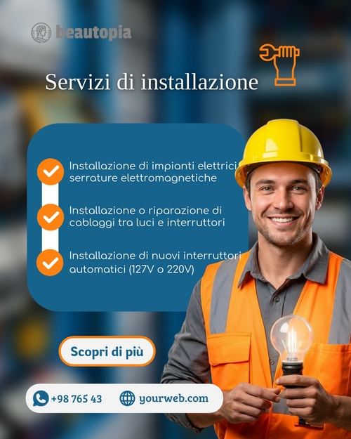 Modello di post Instagram Agente immobiliare