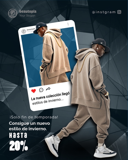 Plantilla de publicación de Instagram Entrenador personal