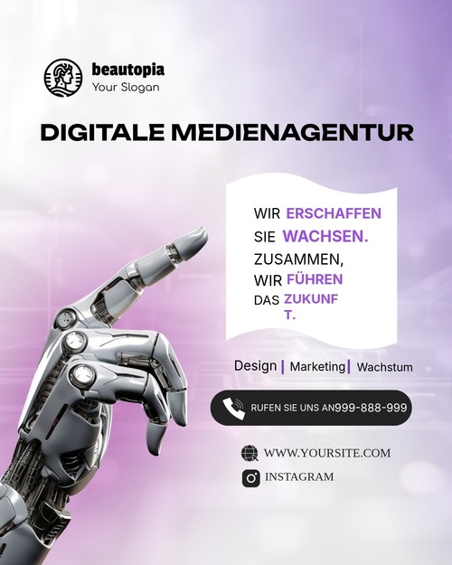 Instagram-Beitragsvorlage Werbung