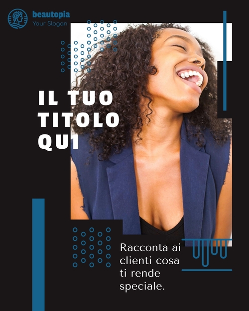 Modello di post Instagram Salone per unghie