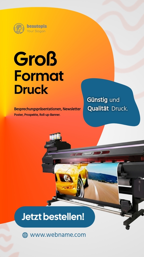 Fahrzeugaufbereitung Instagram-Story-Vorlage