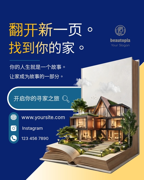 房地产 Instagram 帖子模板