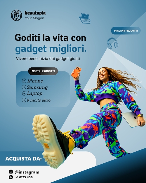 Modello di post Instagram Fotografia