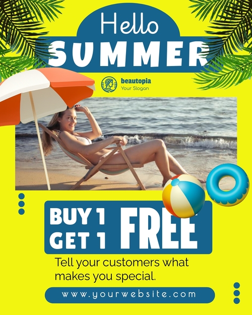 Travel Instagram post template