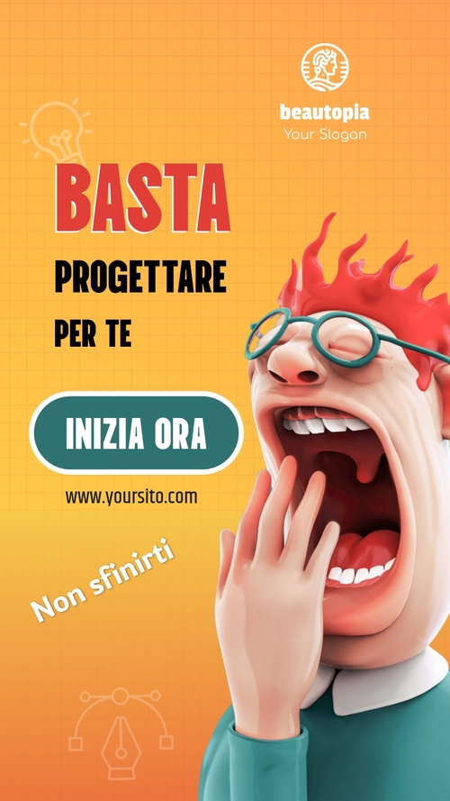 Modello storia Instagram Agenzia di Pubbliche Relazioni