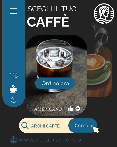 Modello di post Instagram Caffè