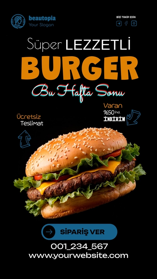 Bira Fabrikası Instagram hikaye şablonu