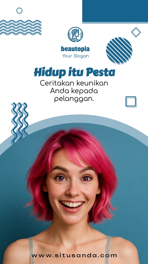 Template cerita Instagram Pernikahan