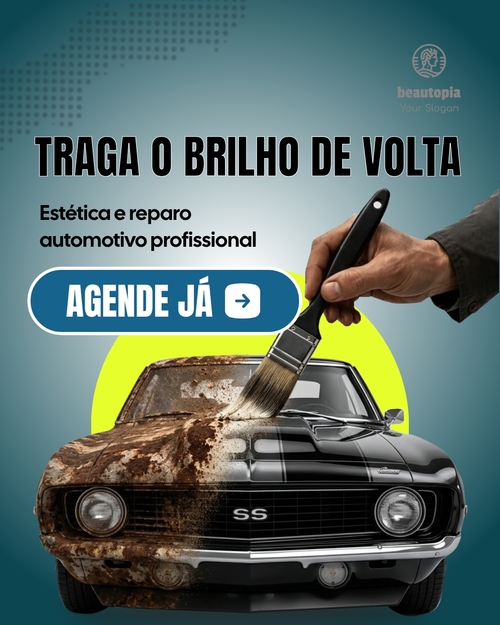 Modelo de post para Instagram Concessionária de carros