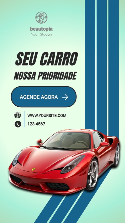 Modelo de story do Instagram Boxe
