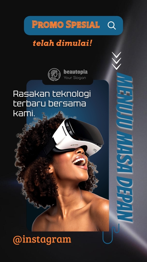 Template cerita Instagram Influencer