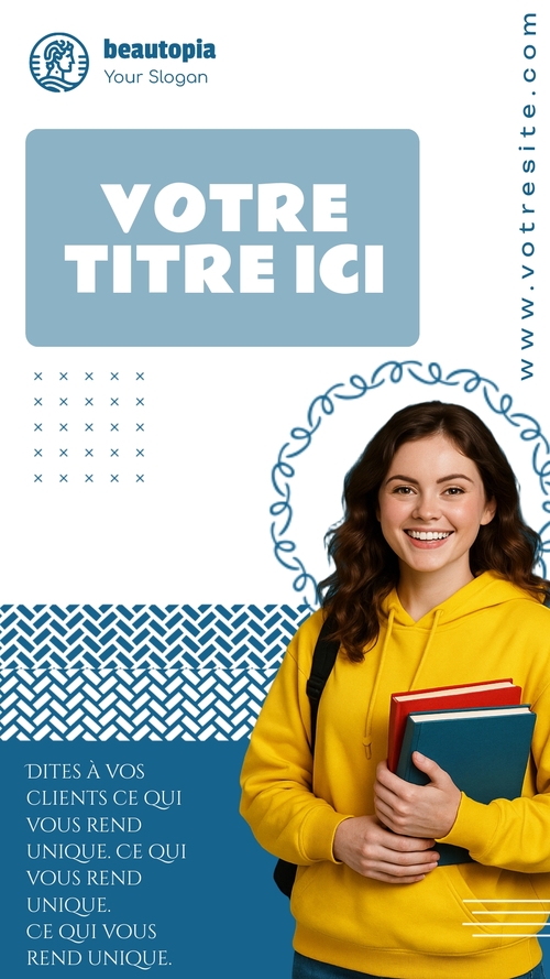 Modèle de story Instagram Influenceur