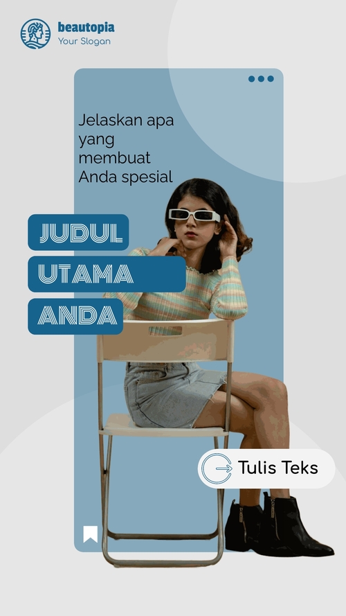 Template cerita Instagram Influencer