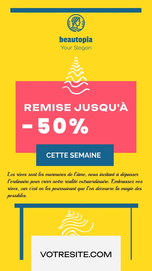 Modèle de story Instagram commerce électronique