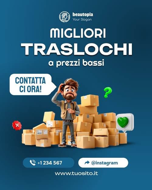 Modello di post Instagram Agente immobiliare