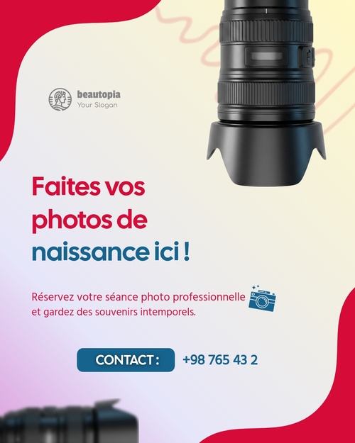 Modèle de publication Instagram Photographie