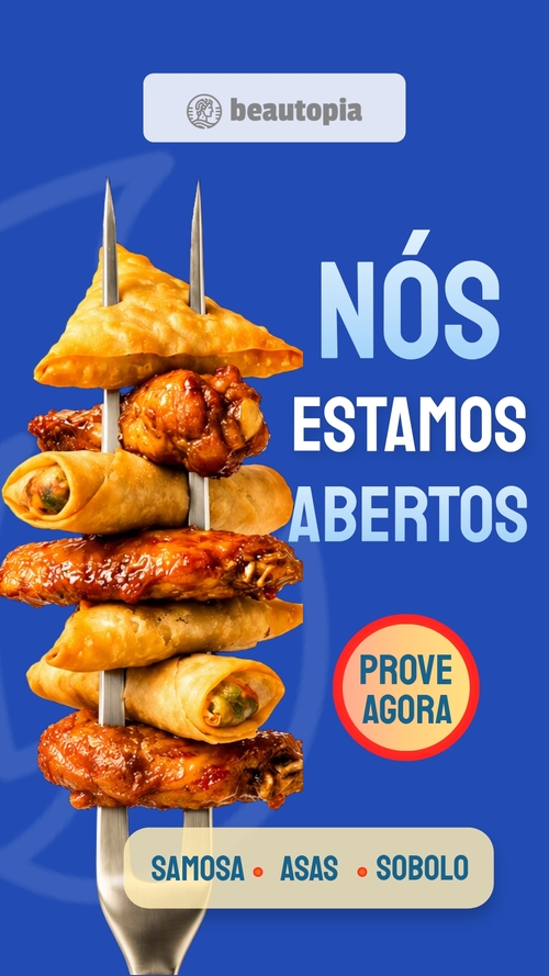 Modelo de story do Instagram Fast food