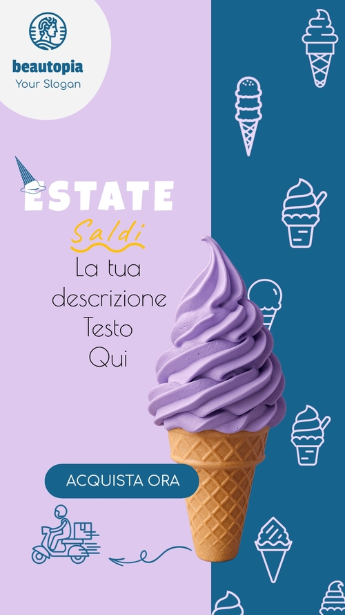 Modello storia Instagram Gastronomia
