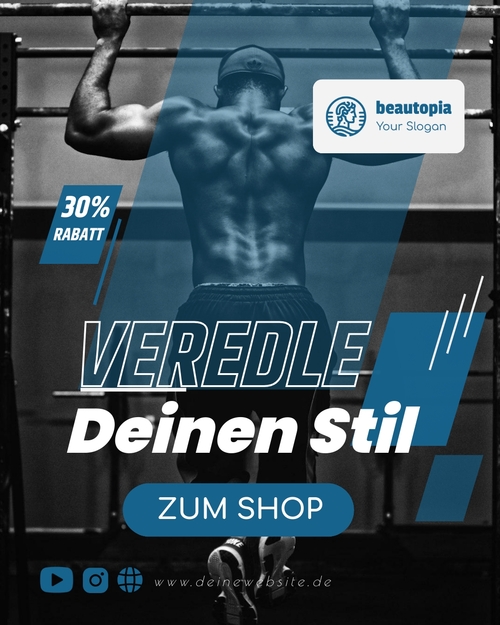 Instagram-Beitragsvorlage Personal Trainer