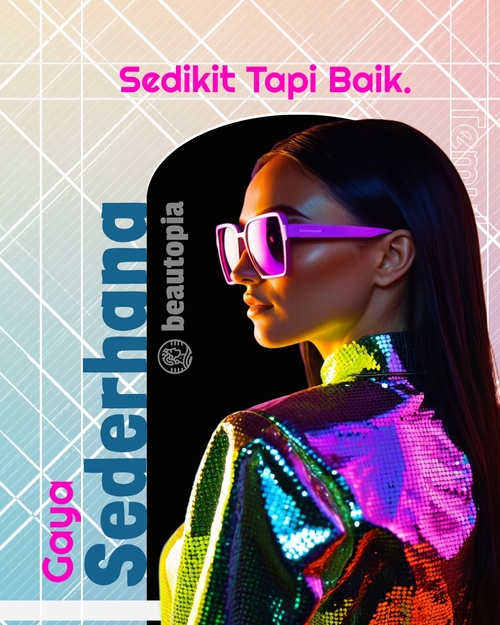Template postingan Instagram Salon Rambut