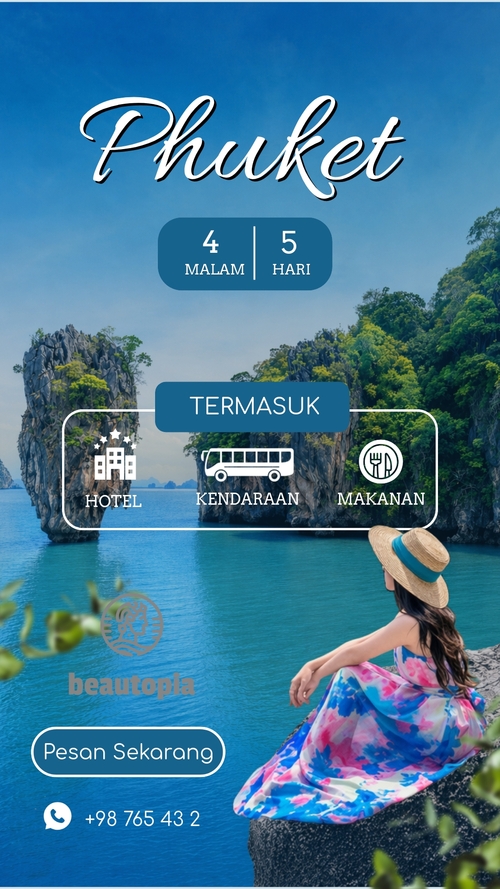 Template cerita Instagram Maskapai penerbangan