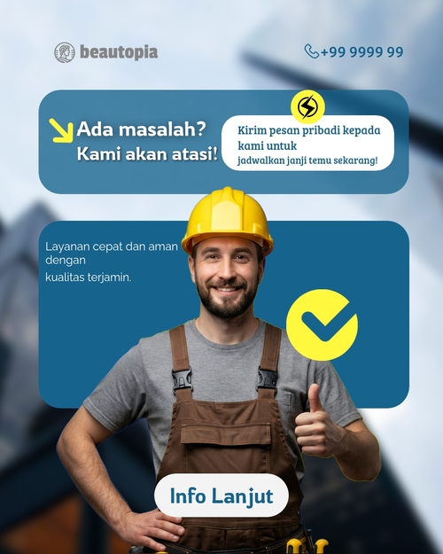Template postingan Instagram Agen properti