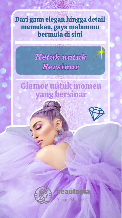Template cerita Instagram Tukang cukur
