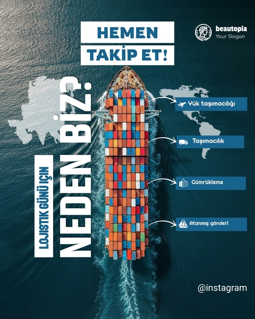 Oto galerisi Instagram gönderi şablonu