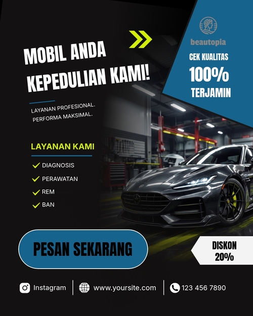 Template postingan Instagram Pelatih Pribadi