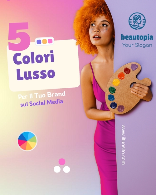 Modello di post Instagram Salone per unghie