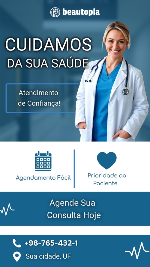 Modelo de story do Instagram Optometria