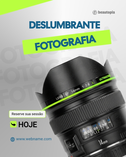 Modelo de post para Instagram Fotografia