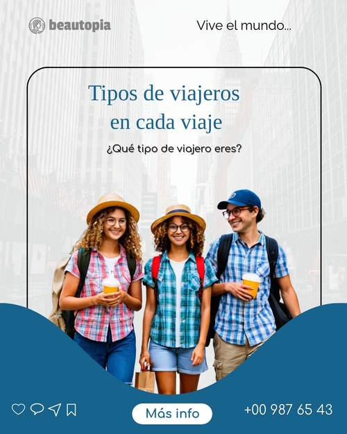Plantilla de publicación de Instagram Viajar