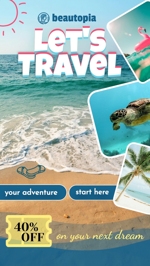 Travel Agency Instagram story template