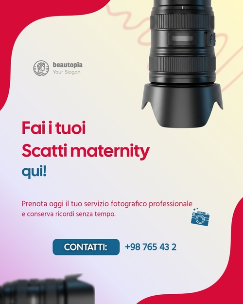 Modello di post Instagram Fotografia
