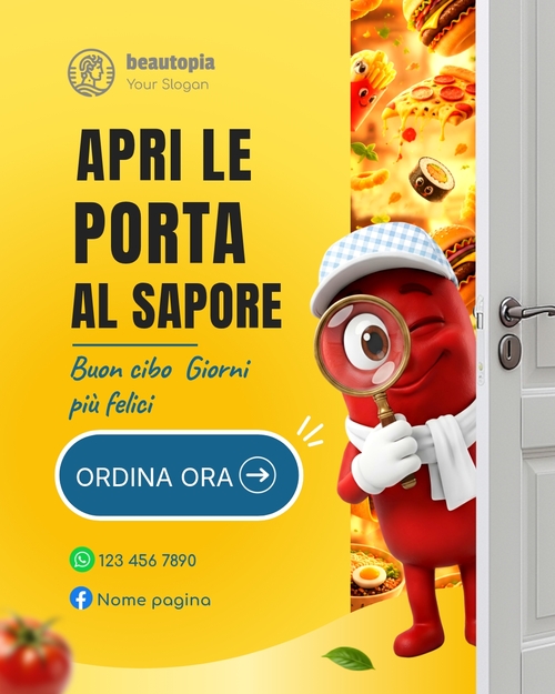 Modello di post Instagram Caffè