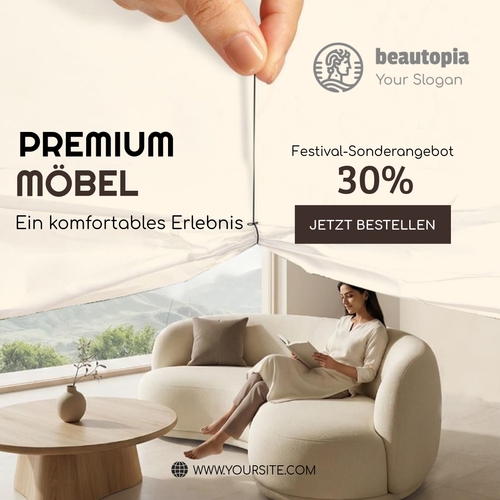 Instagram-Beitragsvorlage Immobilienmakler