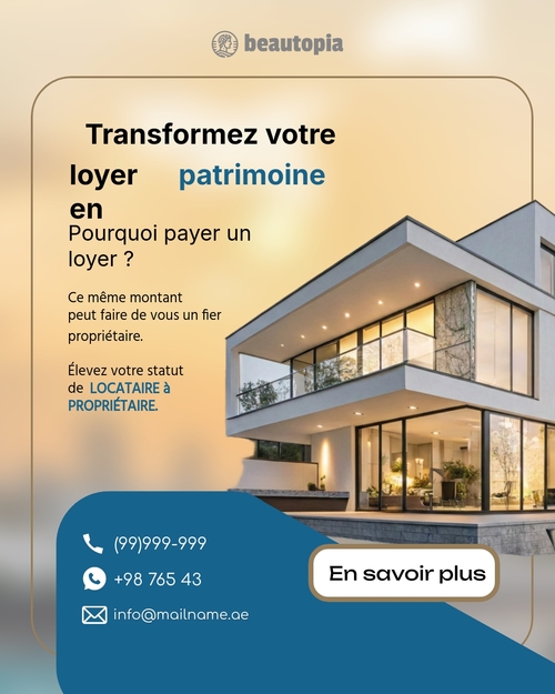 Modèle de publication Instagram Agent immobilier