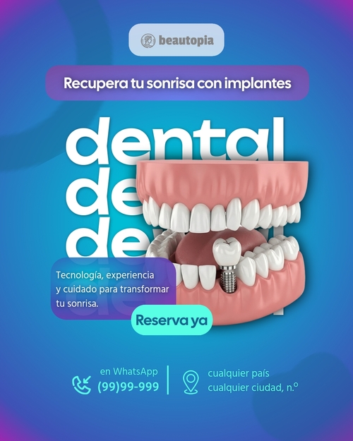 Plantilla de publicación de Instagram Médico