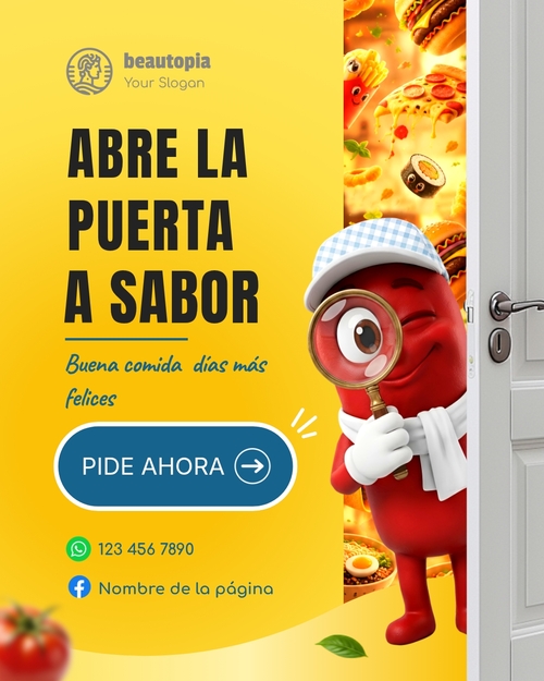 Plantilla de publicación de Instagram Restaurante