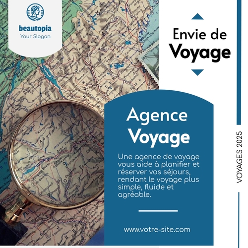 Modèle de publication Instagram Voyage