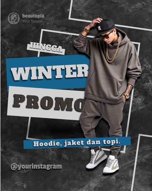 Template postingan Instagram Pelatih Pribadi