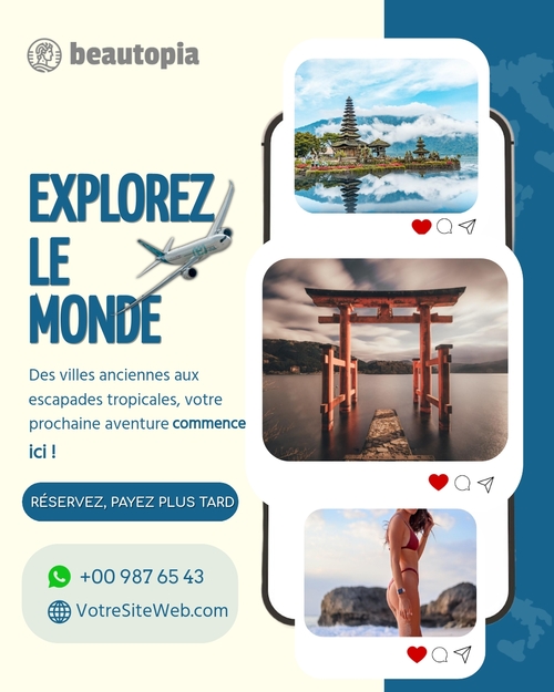 Modèle de publication Instagram Publicité
