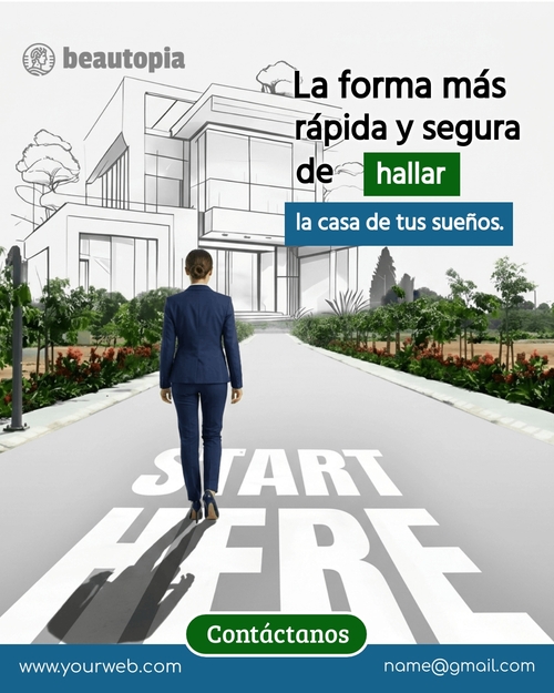 Plantilla de publicación de Instagram Agente inmobiliario